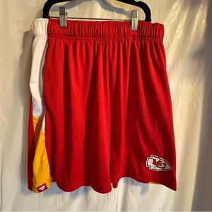 Fanatics Kansas City Chiefs Shorts Men’s Sz Medium Red Drawstring Travis Kelce